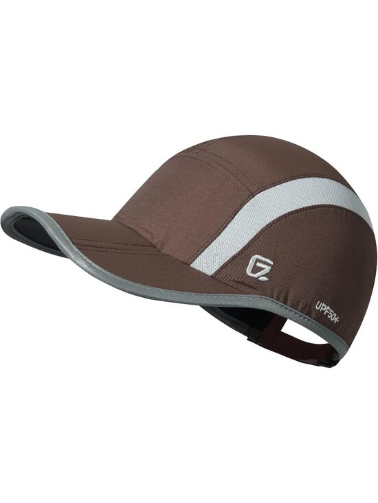 〽️Women Coffee Reflective Folding Hat Design UPF 50+ Sun Protection Sport Hats main image 5